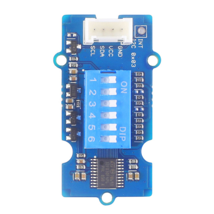 Vue de dessus du module Grove DIP Switches 111020043