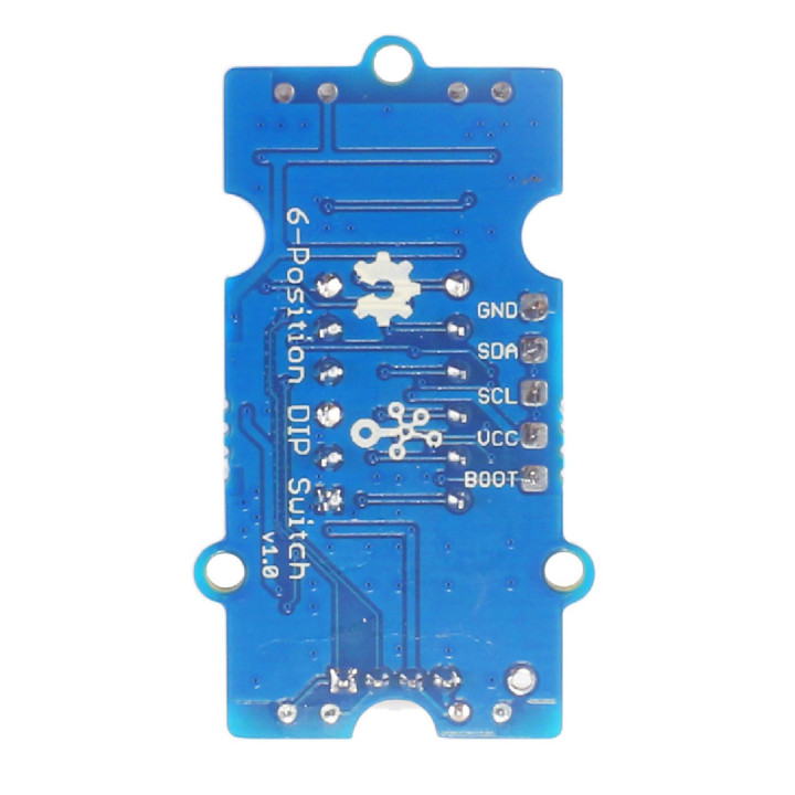 Vue de dessous du module Grove DIP Switches 111020043