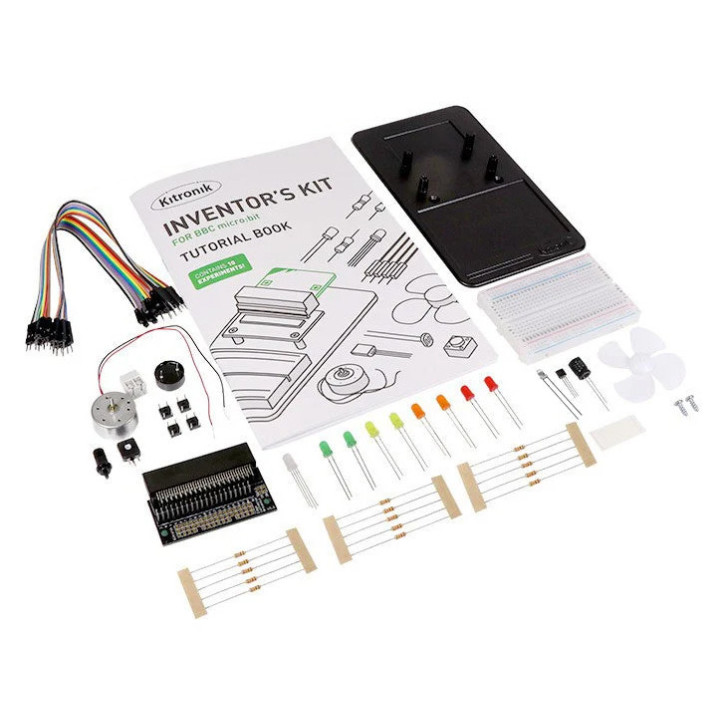 Détail du Inventor’s kit Kitronik