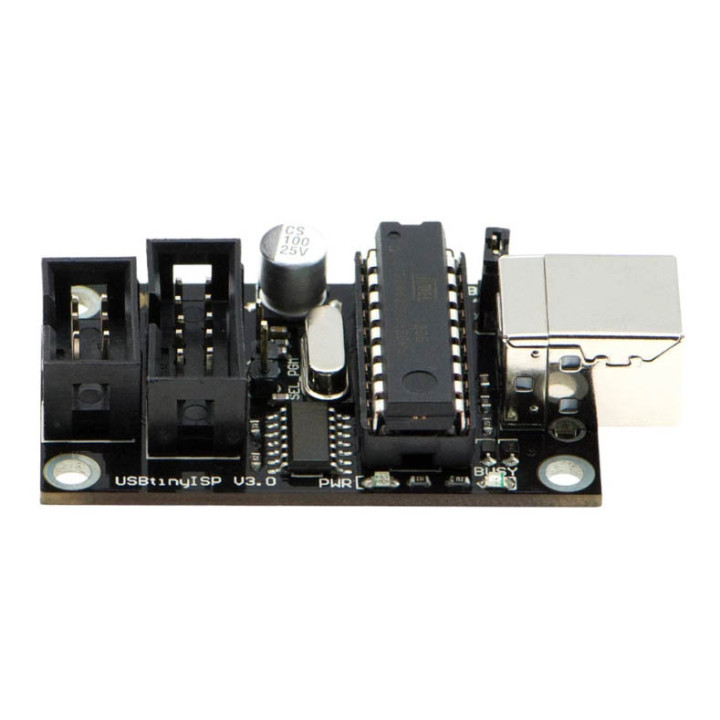 Vue de dessus du programmateur Bootloader USBtiny DFR0116