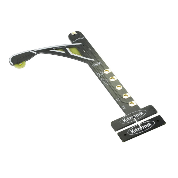 Vue de côté du Lampadaire LAMP:bit pour micro:bit