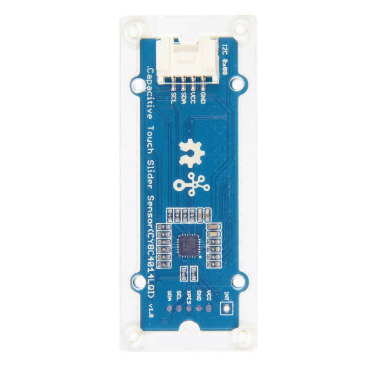 Vue de dessous du module touches et glissière sensitives Grove 101020552