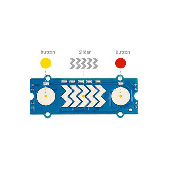 Face avant du module Grove touches et glissière sensitives (CY8C4014LQI) 101020552