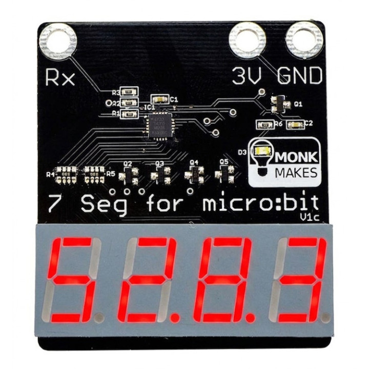 Le module 7 segments en fonctionnement
