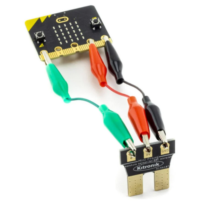 Exemple de raccordement du capteur d'humidité de sol à une carte micro:bit