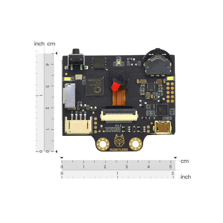 Dimensions du module AI HuskyLens Gravity SEN0305