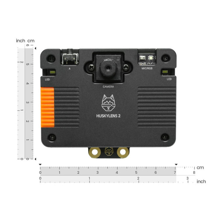 Dimensions sur module Gravity HuskyLens 2 SEN0638