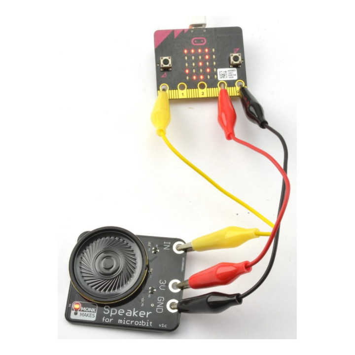 Exemple d'application du module haut-parleur pour micro:bit