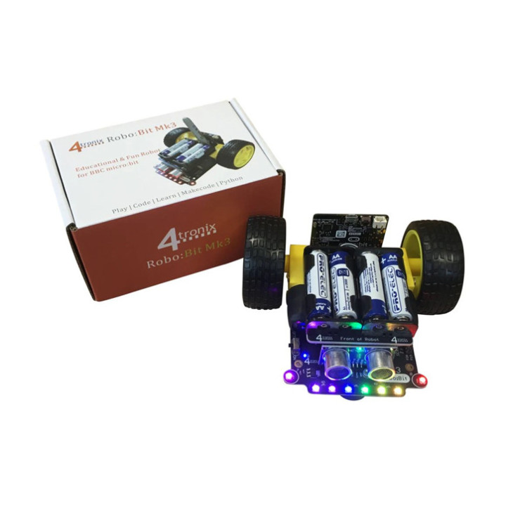 Robo:Bit Mk3 Buggy pour micro:bit et sa boite