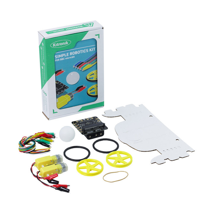 Détail de la base robotique Simple Robotics Kit pour micro:bit