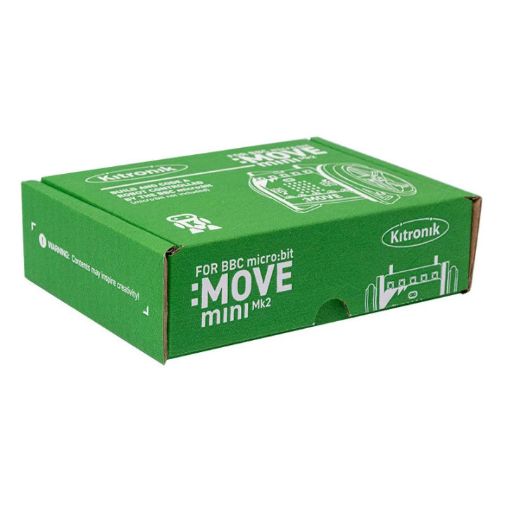 La boite du Kit MOVE mini Mk2 buggy Kitronik pour micro:bit