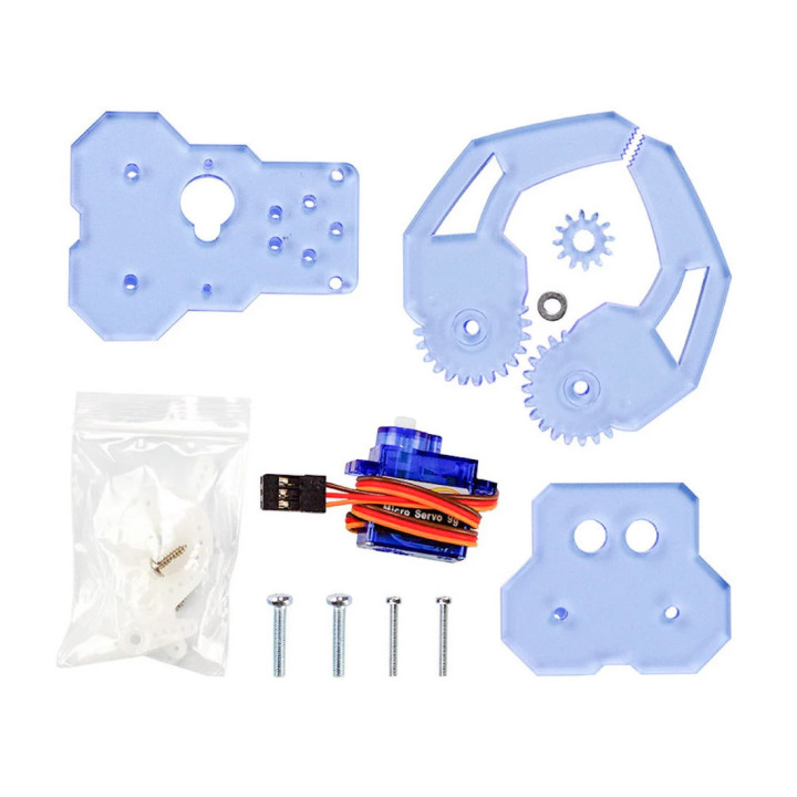 Détail des éléments de la pince robotique Gripper