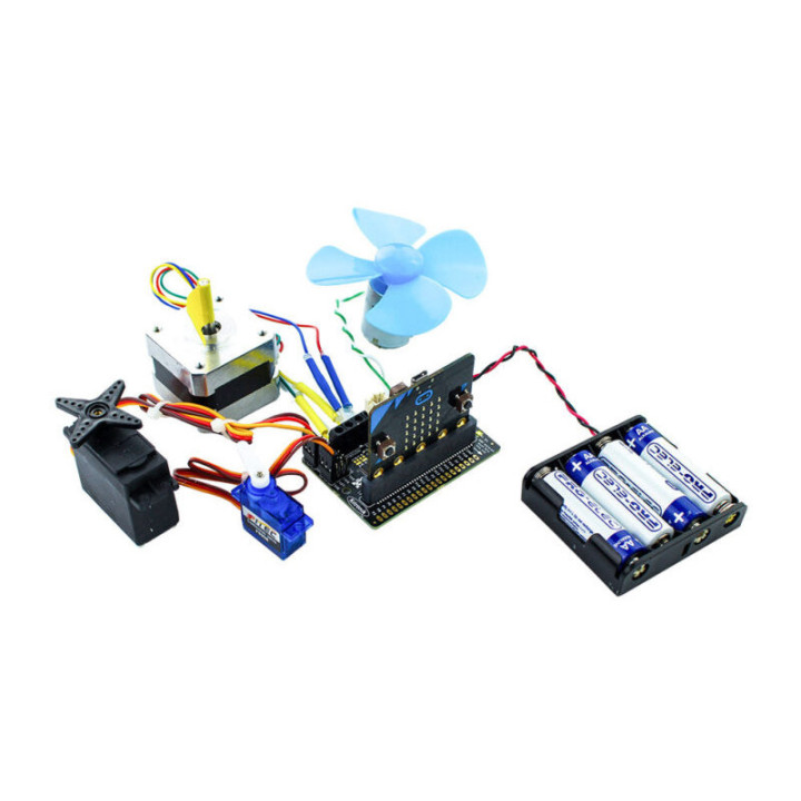 Exemple d'utilisation du contrôleur moteur All-in-one pour carte micro:bit