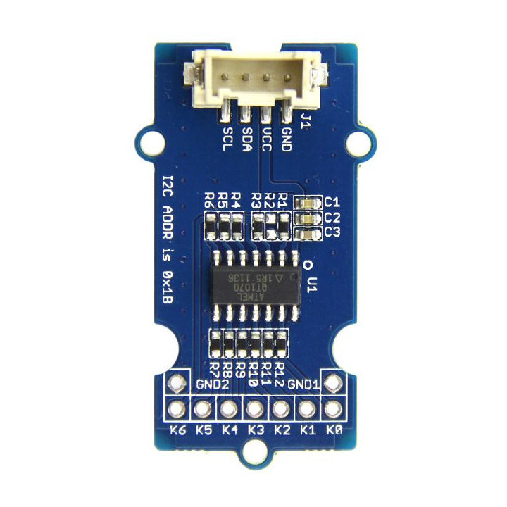 Vue de dessus du module Grove capteur tactile Q Touch 101020069