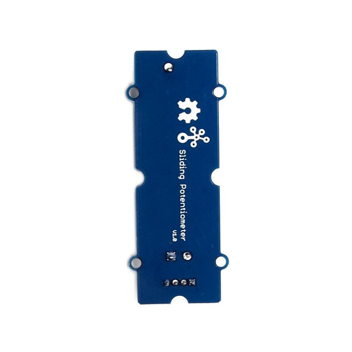 Vue de dessous du module Grove Potentiomètre rectiligne 101020036