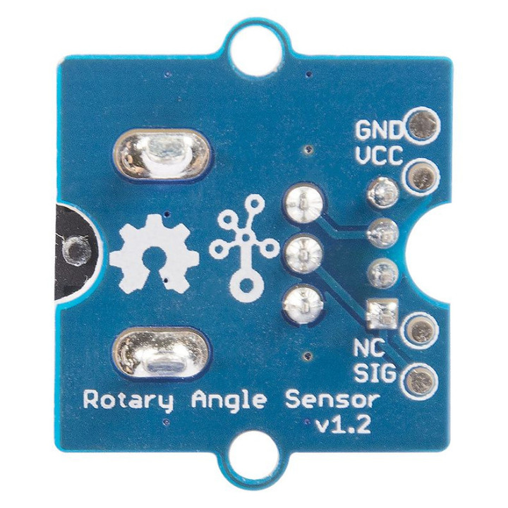 Vue de dessous du module Grove Potentiomètre linéaire 101020017