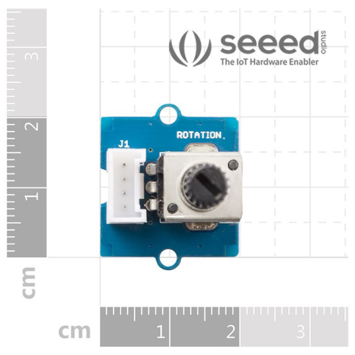 Dimensions du module Grove Potentiomètre linéaire 101020017