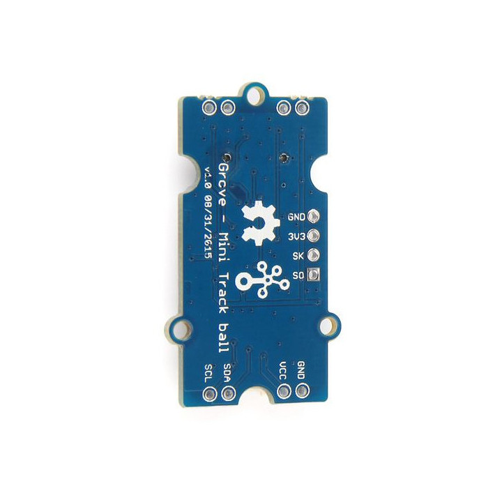 Vue de dessous du module Grove Mini Track ball 101020091