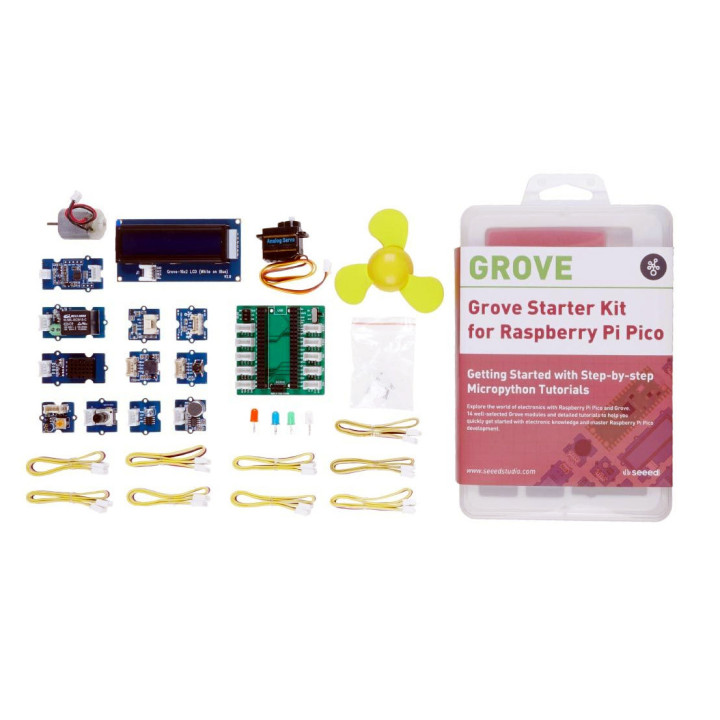 Détail du Starter-kit Grove pour Raspberry Pi Pico