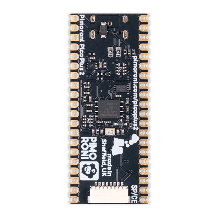 Vue de dessous du module Pimoroni Pico Plus 2