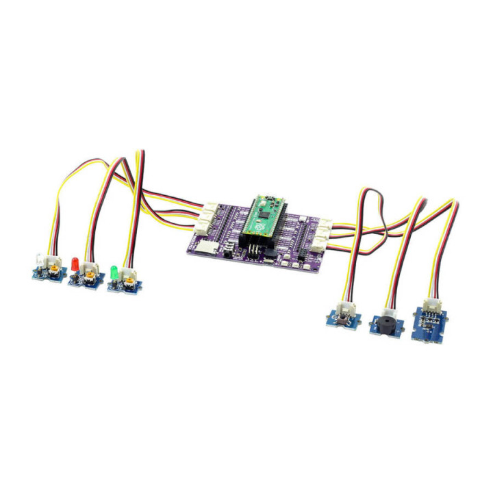 Exemple d'utilisation de la platine Maker Pi Pico Base pour Raspberry Pi Pico
