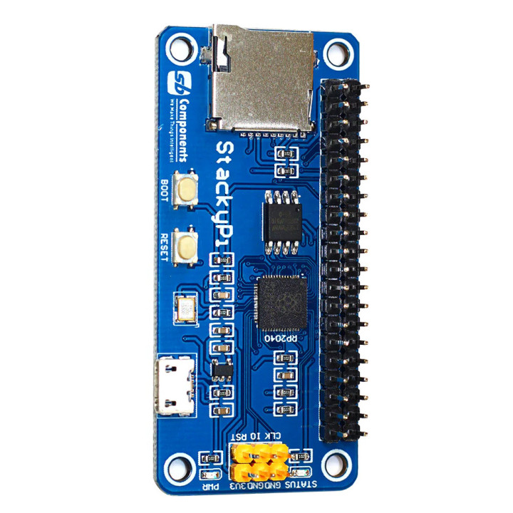 Vue de dessus du module de développement  StackyPi RP2040 - SKU24032