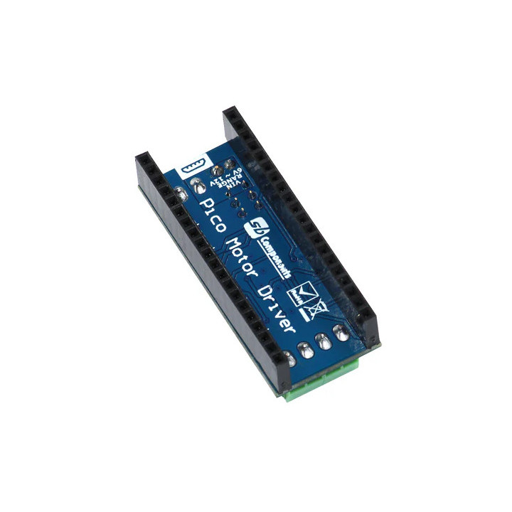 Vue de dessous du module Extension drivers moteur pour Raspberry Pi Pico