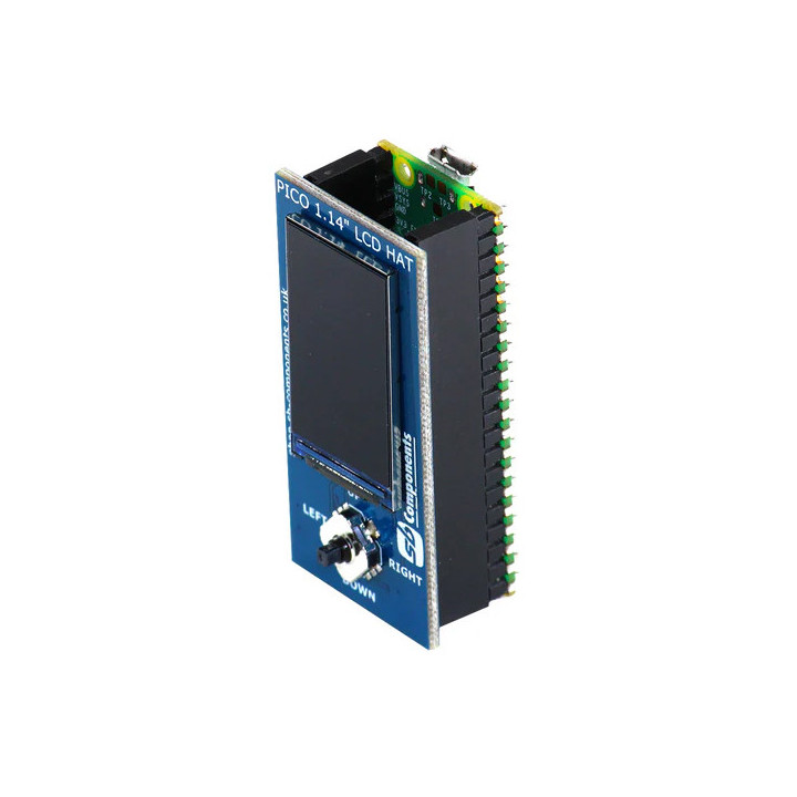 Exemple d'utilisation de l'afficheur LCD 1,14" avec une Raspberry Pi Pico