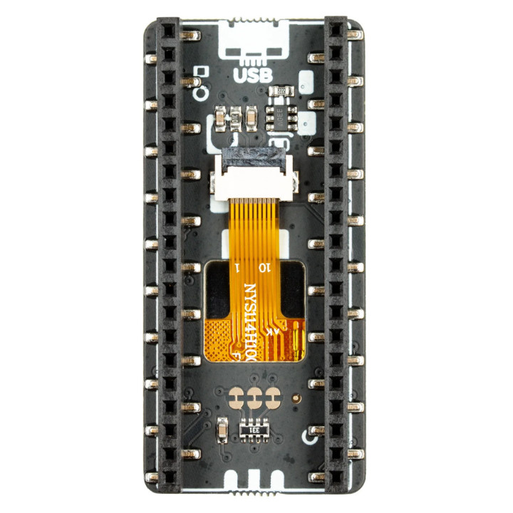 Vu de dessous de l'afficheur LCD IPS Pimoroni PIM543 pour Raspberry Pi Pico