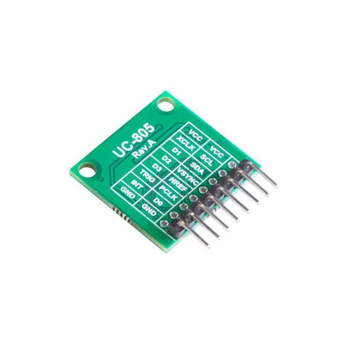 Vue de la face arrière de la caméra QVGA HM01B0 B0315 pour Raspberry Pi Pico