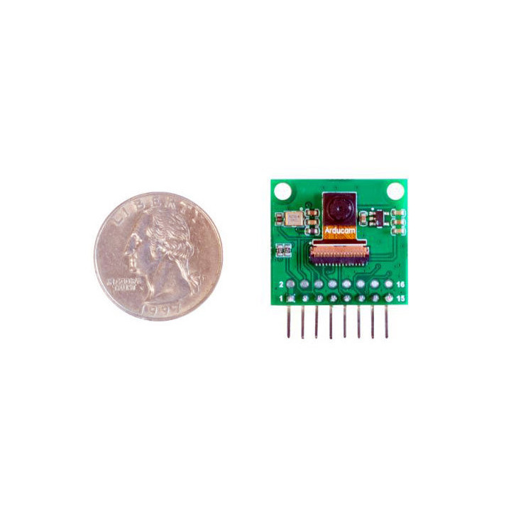 Gros plan sur de la caméra QVGA HM01B0 B0315 pour Raspberry Pi Pico