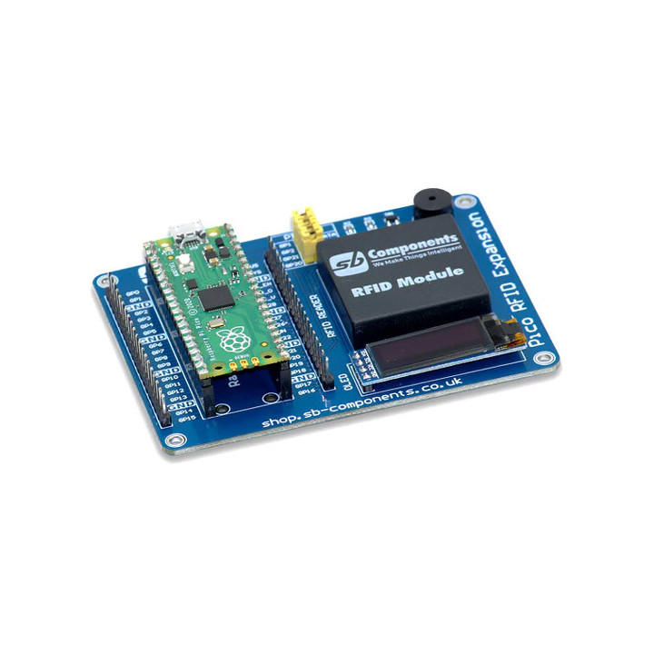 Le module d'extension RFID équipé d'un Raspberry Pi Pico (non livré)