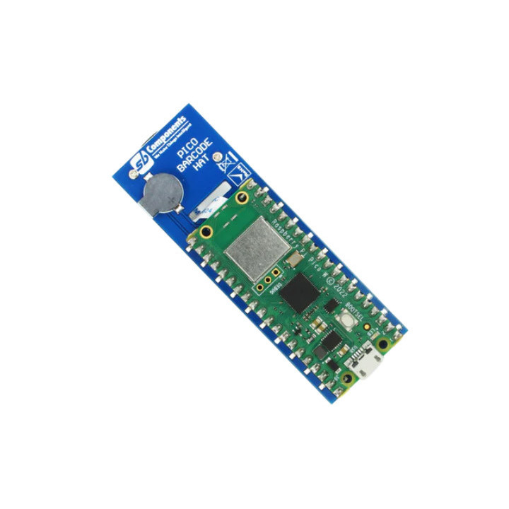 Le lecteur de code-barres équipé d'un Raspberry Pi Pico (non livré)
