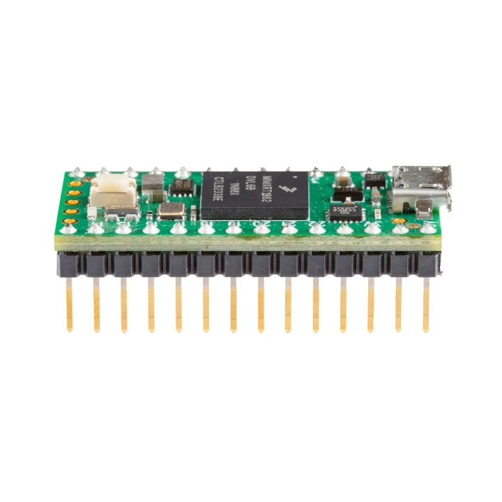 Vue des connecteurs de la carte Teensy 4.0