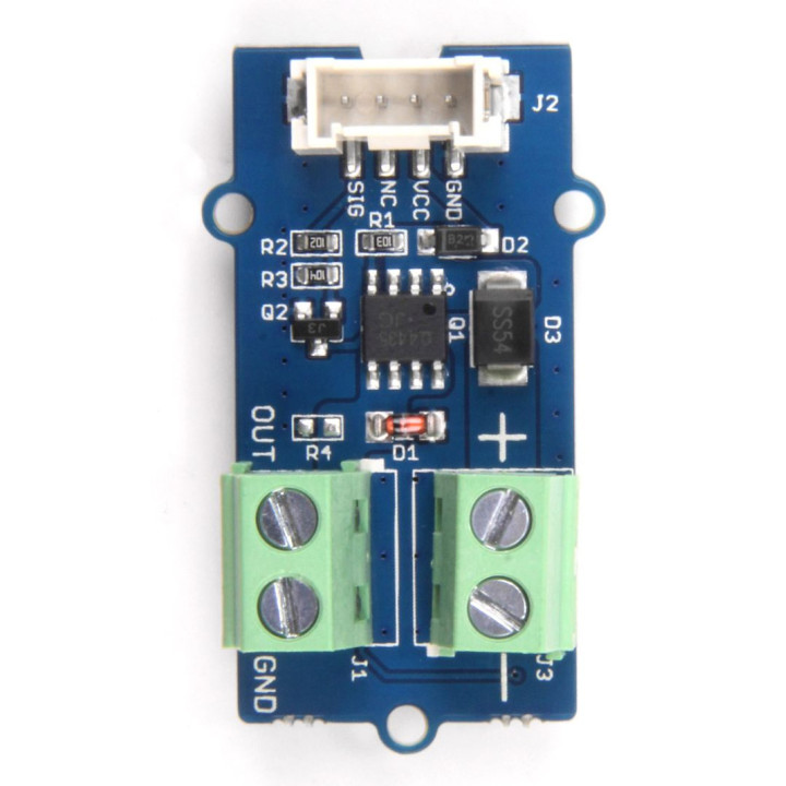 Vue de dessus du module Grove MOSFET 103020008