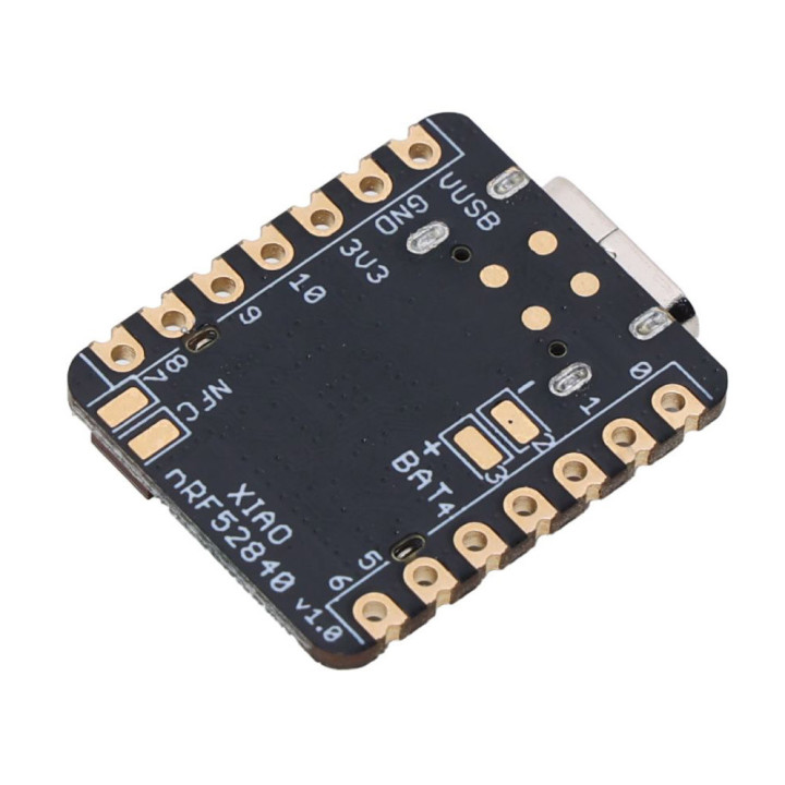 Vue arrière de côté de la carte Seeed Studio 102010469 XIAO BLE Sense nRF52840