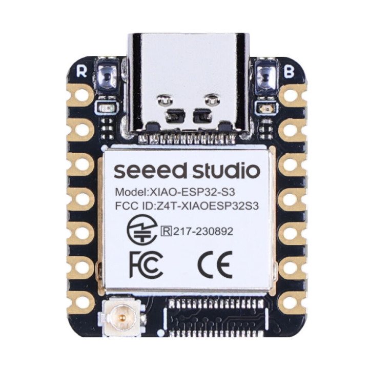 Vue de dessus de la carte Seeed Studio 113991114 XIAO ESP32S3