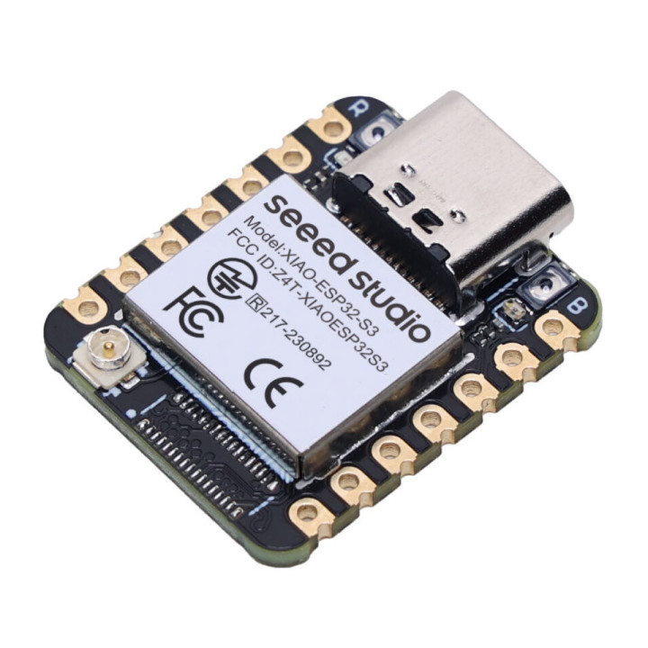 Vue de côté  de la carte Seeed Studio 113991114 XIAO ESP32S3