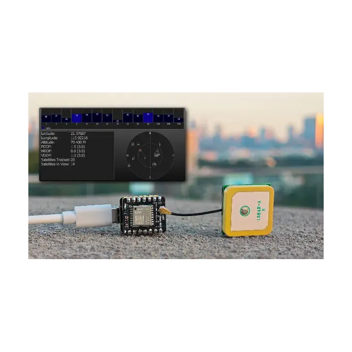 Exemple d'utilisation du module de géolocalisation 109100021 GNSS pour XIAO