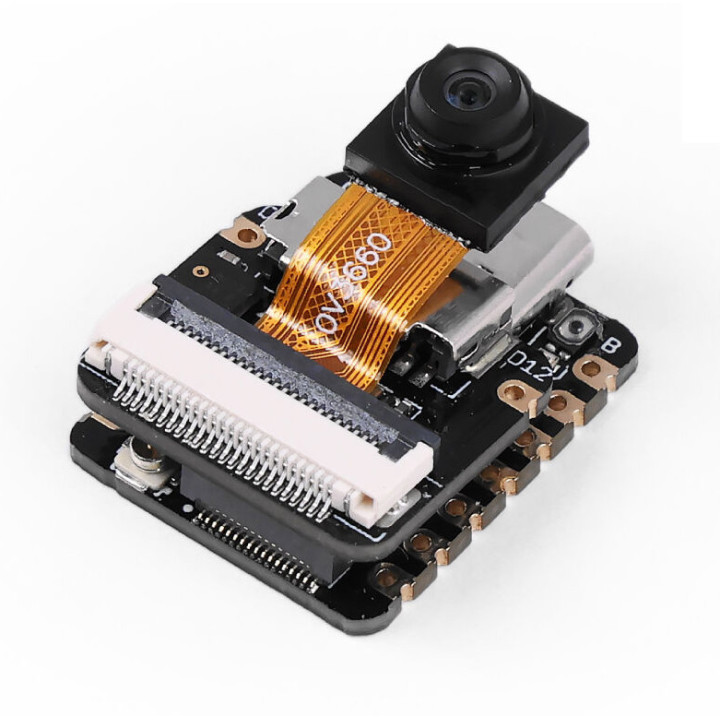 Vue de côté de la  Carte Seeed Studio 113991115 XIAO ESP32S3 Sense