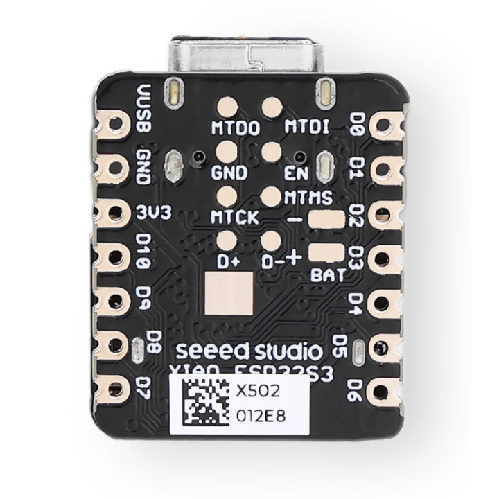 Vue arrière de la  Carte Seeed Studio 113991115 XIAO ESP32S3 Sense