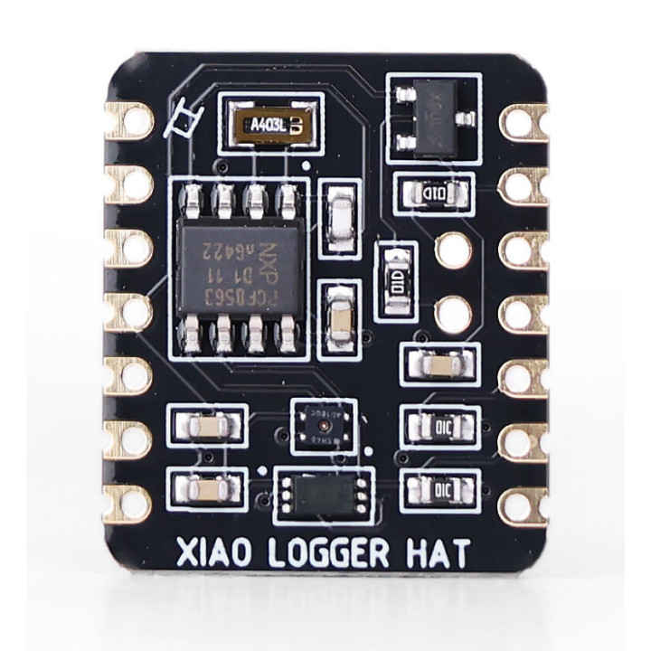Vue de face du module Seeed Studio 114993446 HAT Logger pour XIAO