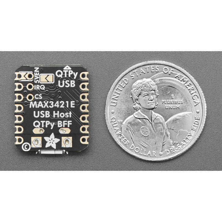 Vue arrière du module Adafruit 5656 USB Hôte pour XIAO