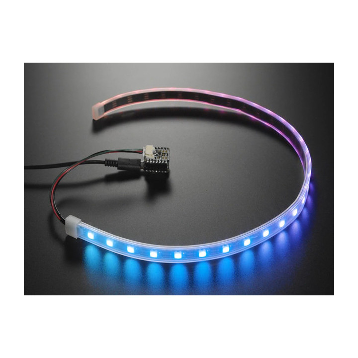 Exemple de pilotage d'un ruban à leds avec le module Adafruit 5645 Driver NeoPixel pour XIAO