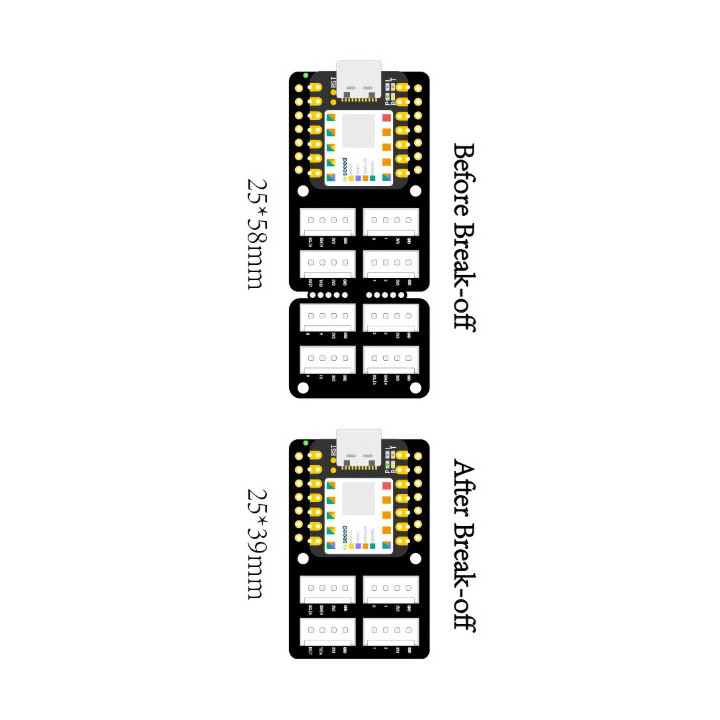 Fonction sécable du Shield Grove Seeed Studio 103020312 pour XIAO