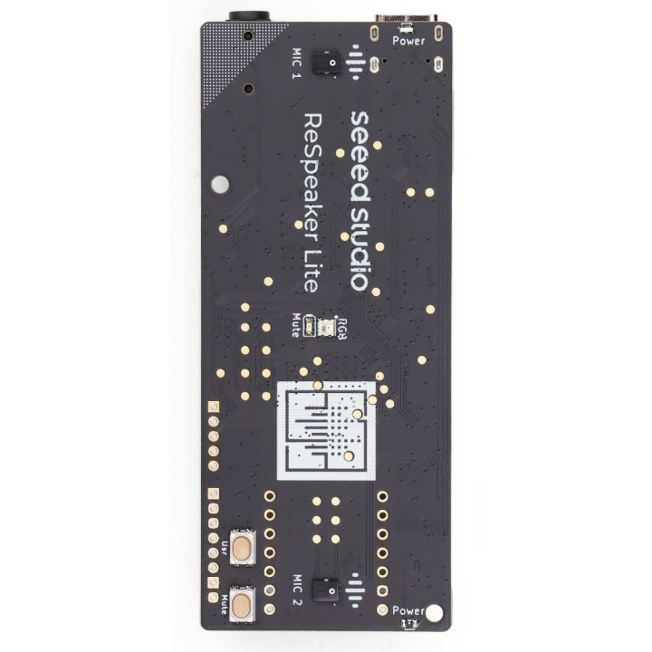 Vue arrière du module ReSpeaker Lite pour XIAO