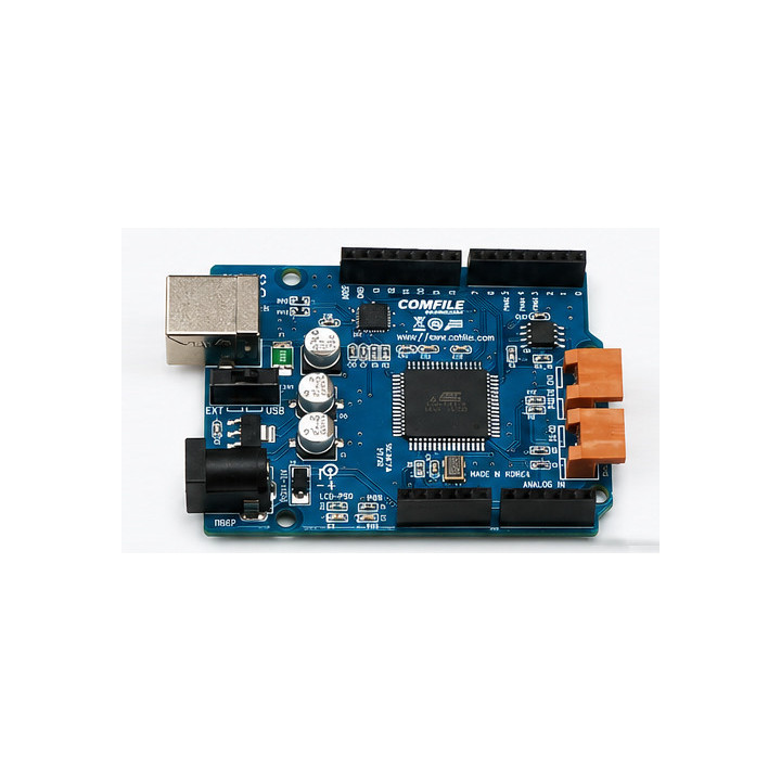 Vue de côté du module CUBLOC CB210 programmable Basic et Lader