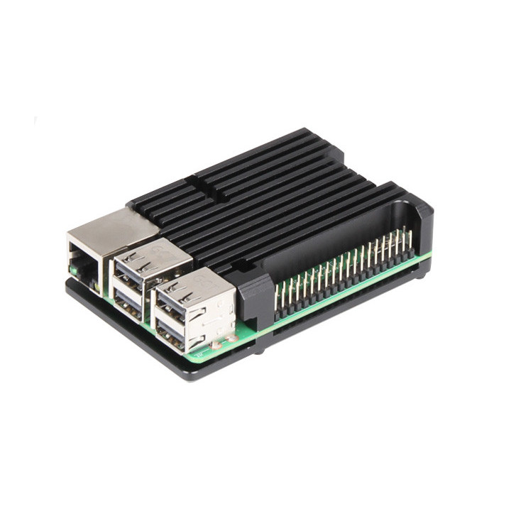 Exemple d'utilisation du Boîtier en aluminium pour carte Raspberry Pi 3 B+
