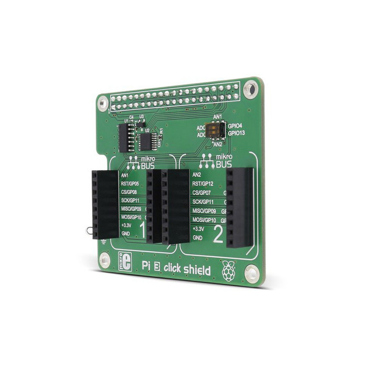 La platine Pi3 click shield pour Raspberry
