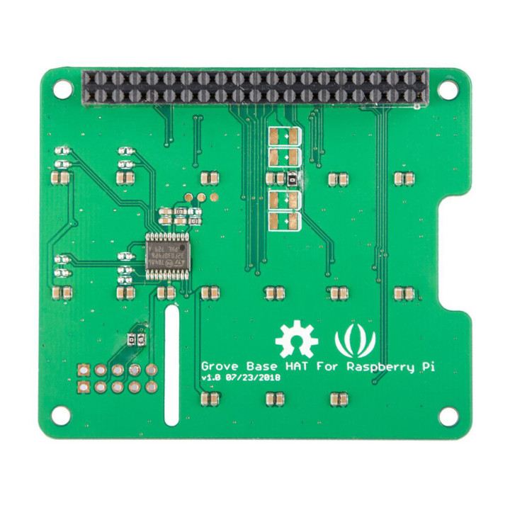 Vue arrière de la platine Grove Base Hat pour Raspberry 103030275